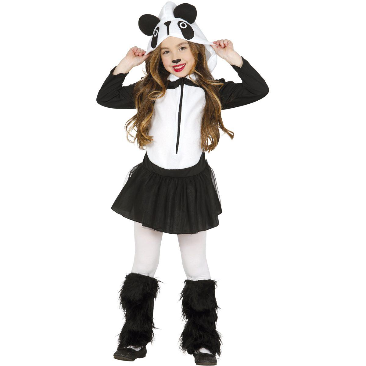 Costume panda cappuccio