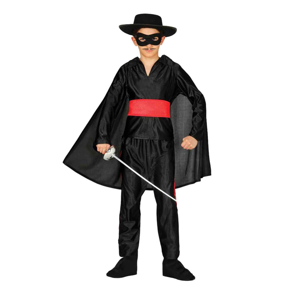 Costume zorro cavaliere nero