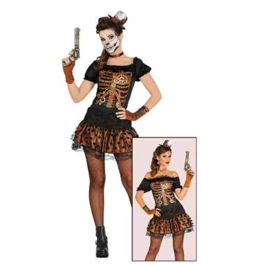 Costume scheletro steampunk