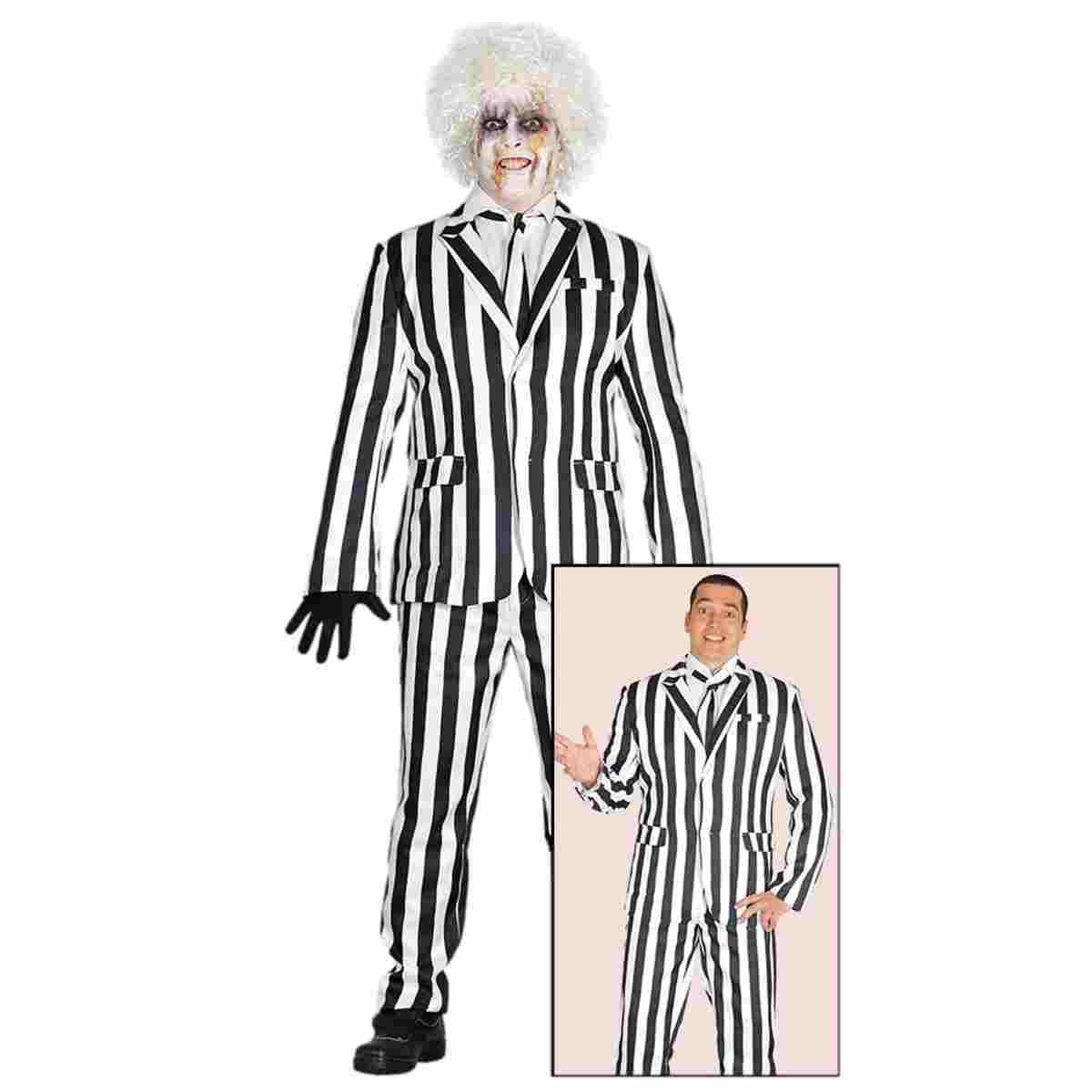 Costume fantasma righe modello a