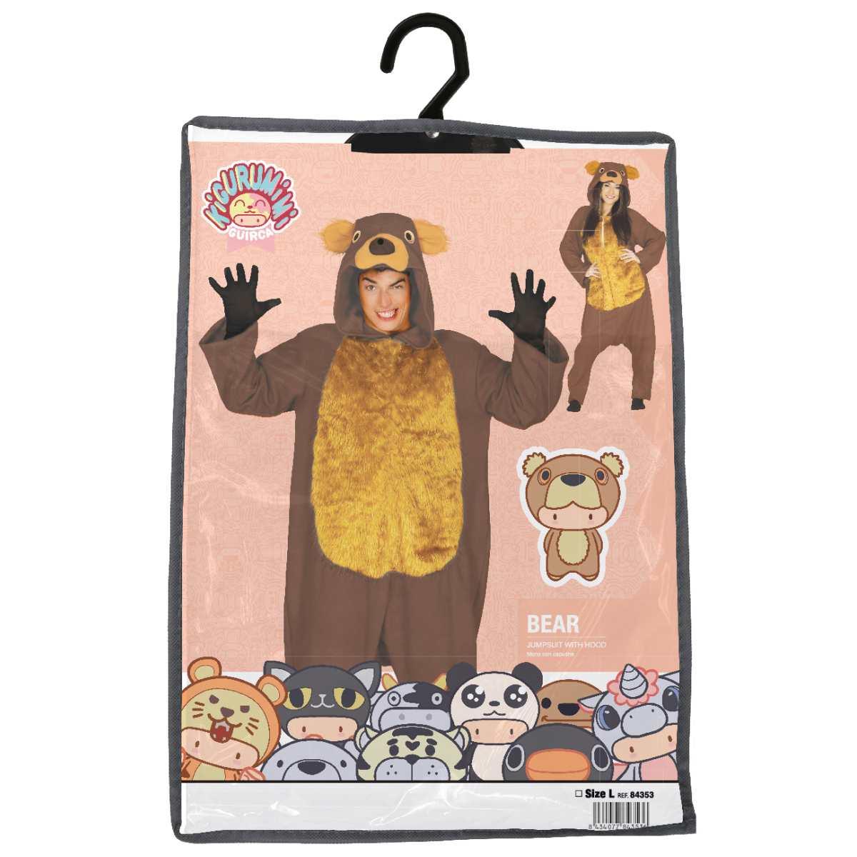 Costume orso bruno