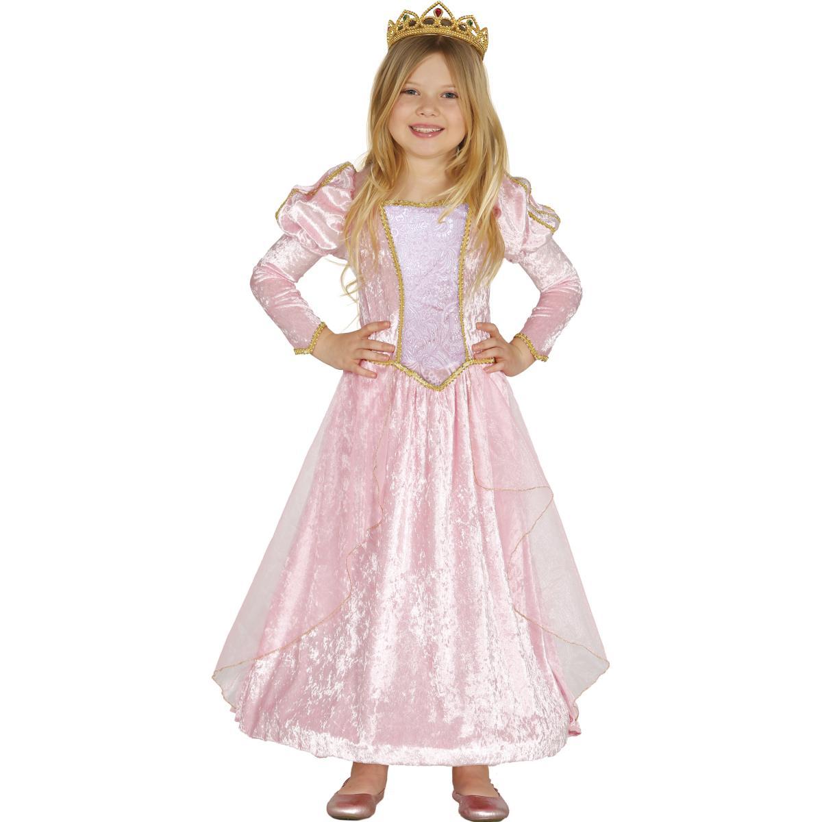 Costume principessa velluto rosa
