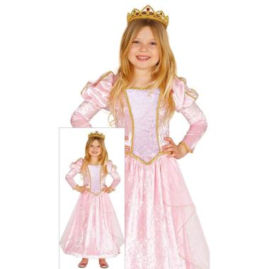 Costume principessa velluto rosa