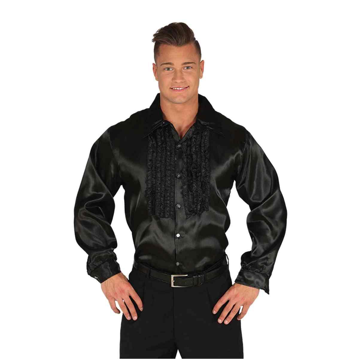 Camicia nera disco rouges