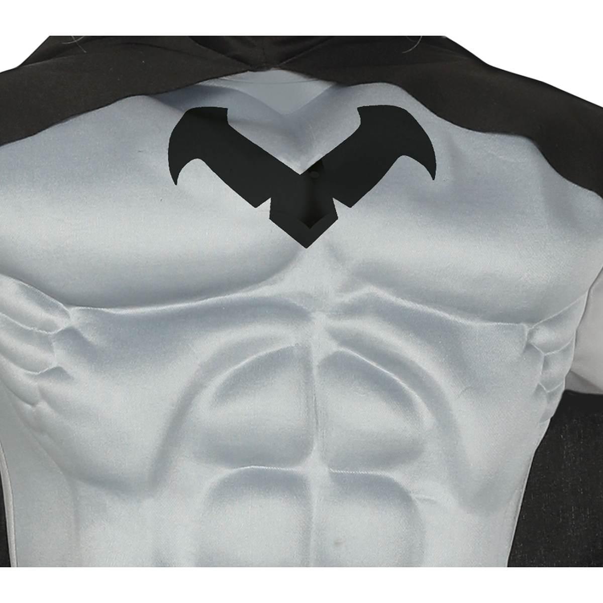 Costume super eroe batman muscoloso