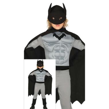 Costume super eroe batman muscoloso