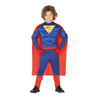 Costume super eroe suoer muscoli