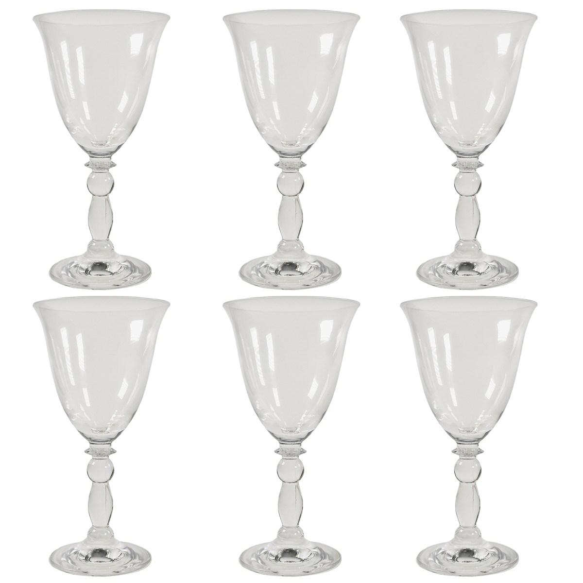 Bicchieri Vetro Set pz.6 Vino Grazia ml.190 | M2 Store