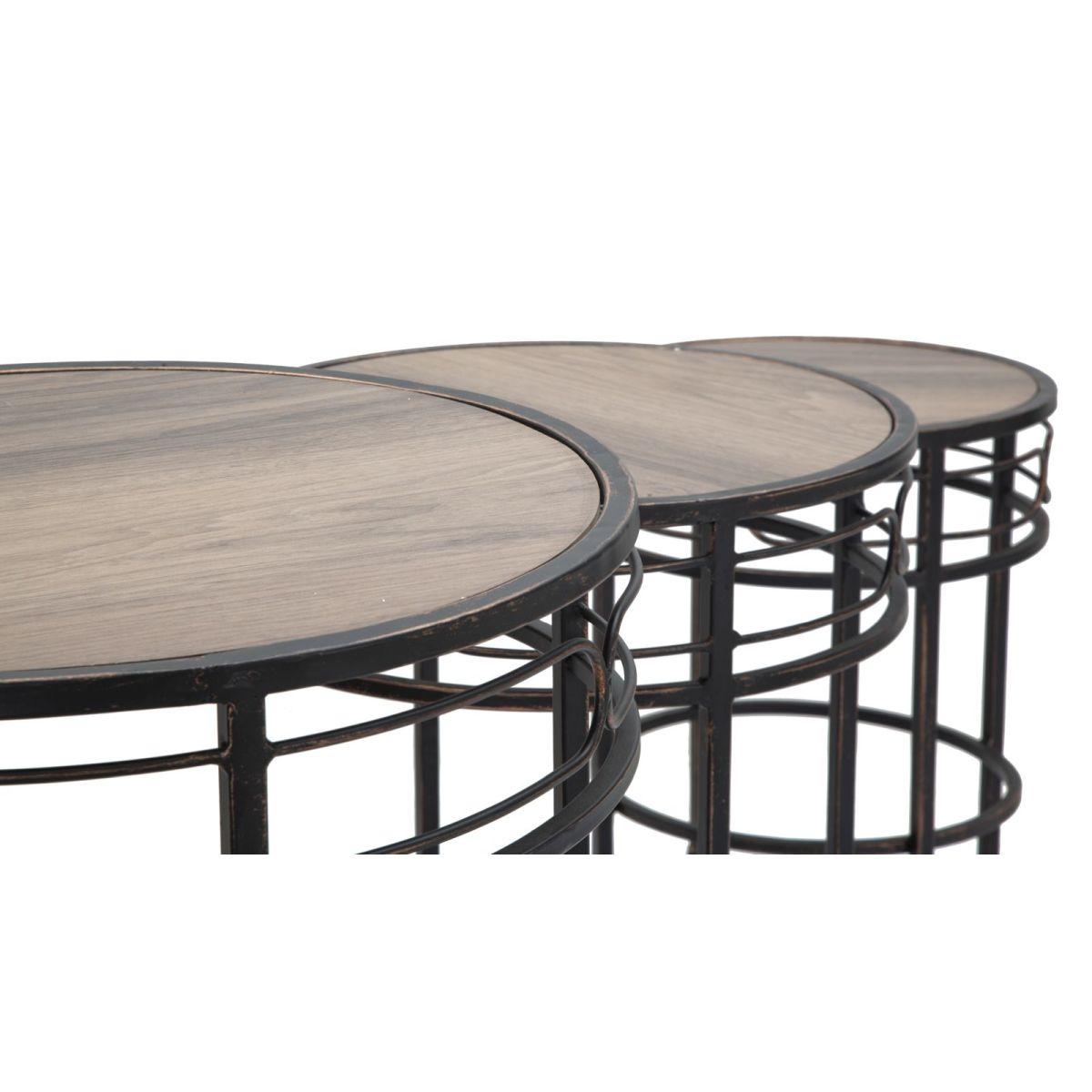 Tavolo metallo legno essential