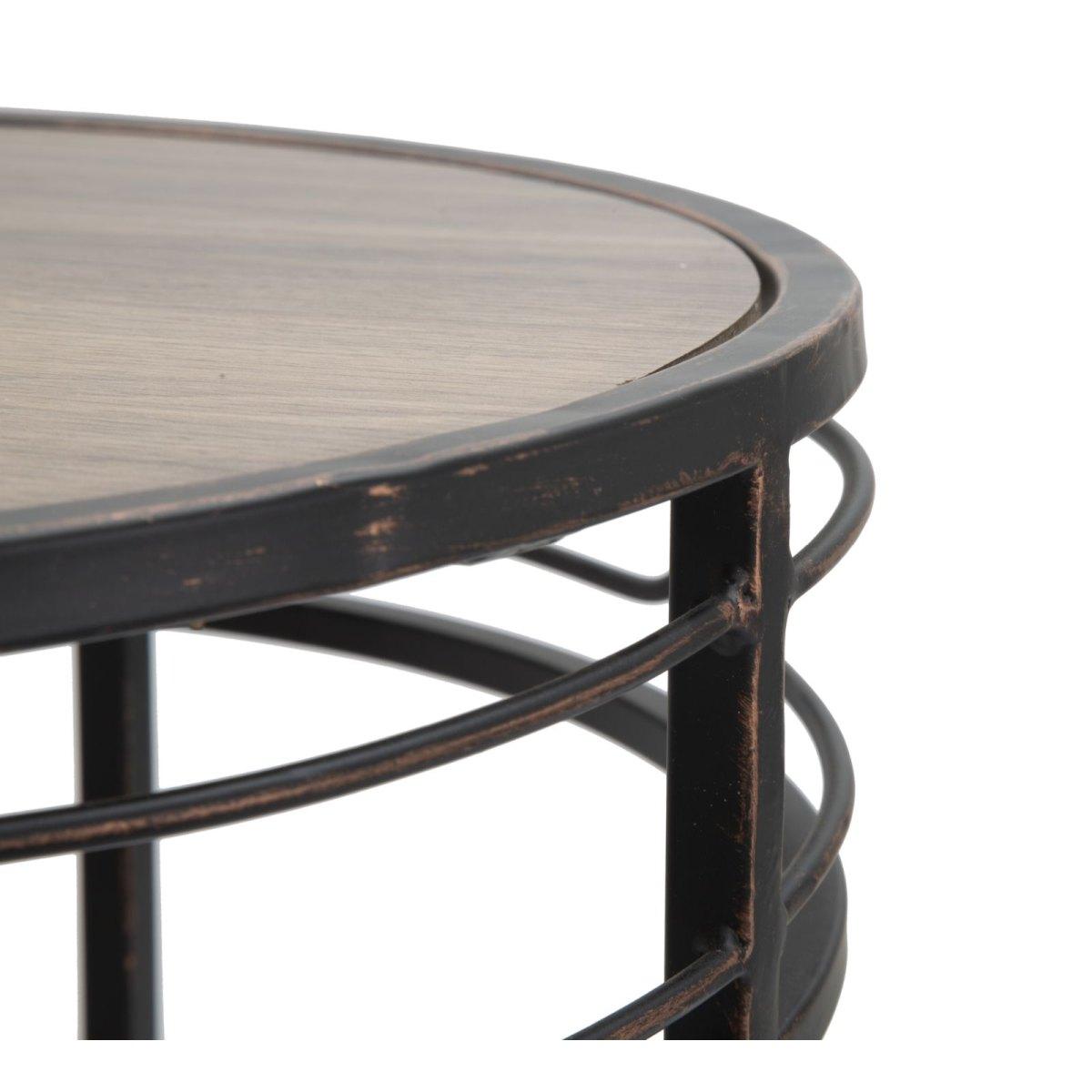 Tavolo metallo legno essential
