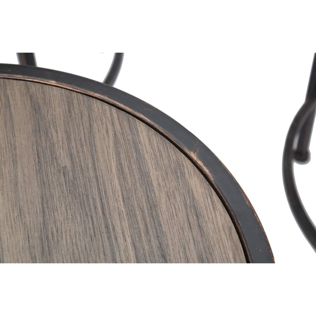 Tavolo metallo legno essential