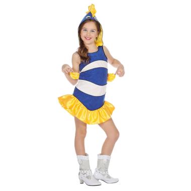 Costume pesce blu