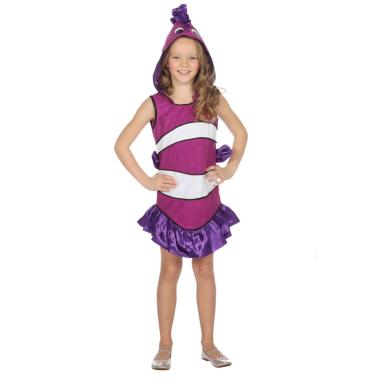 Costume pesce viola