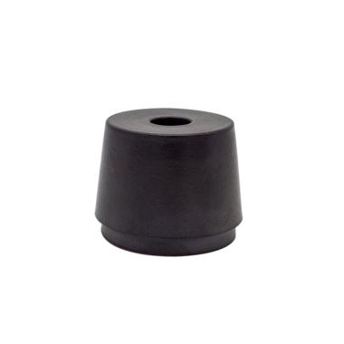 Portacandela ceramica nero