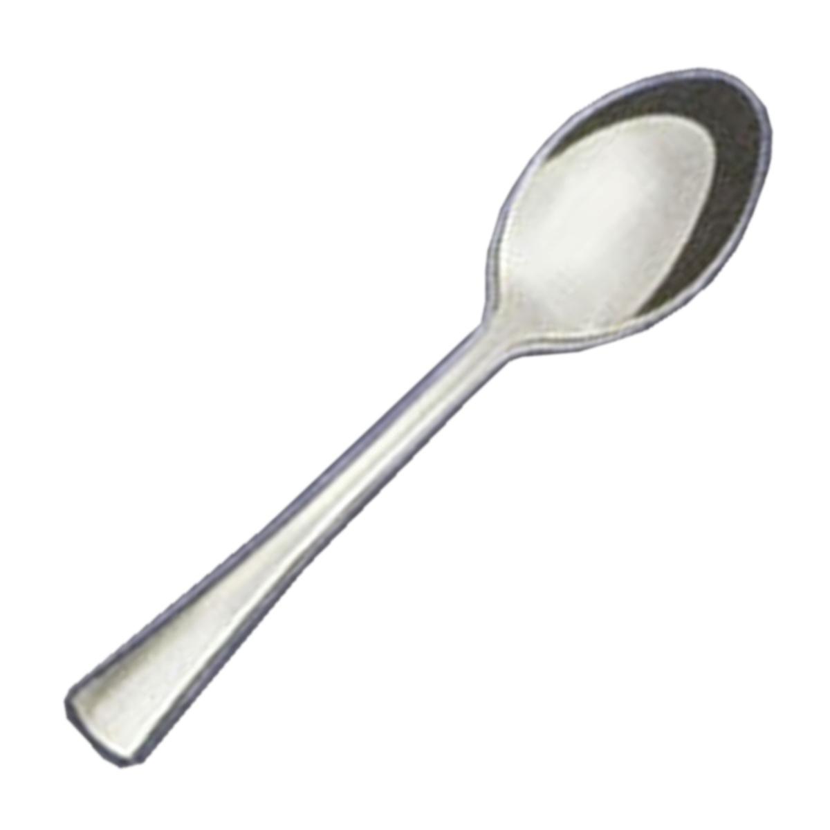 Posate party cucchiaino pvc metal cater 40 pz