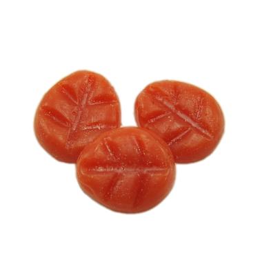 Candela profumata chips cedar wood rosso 4 x 3,5 cm