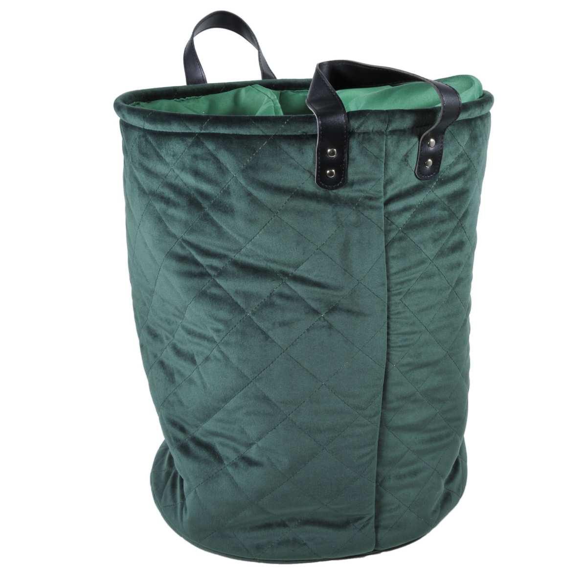 Cesto velluto verde fodera