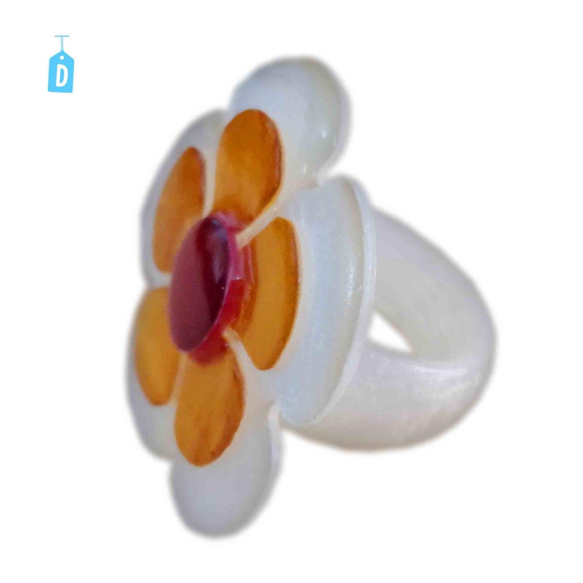 Anello madreperla fiore 5 6 colori