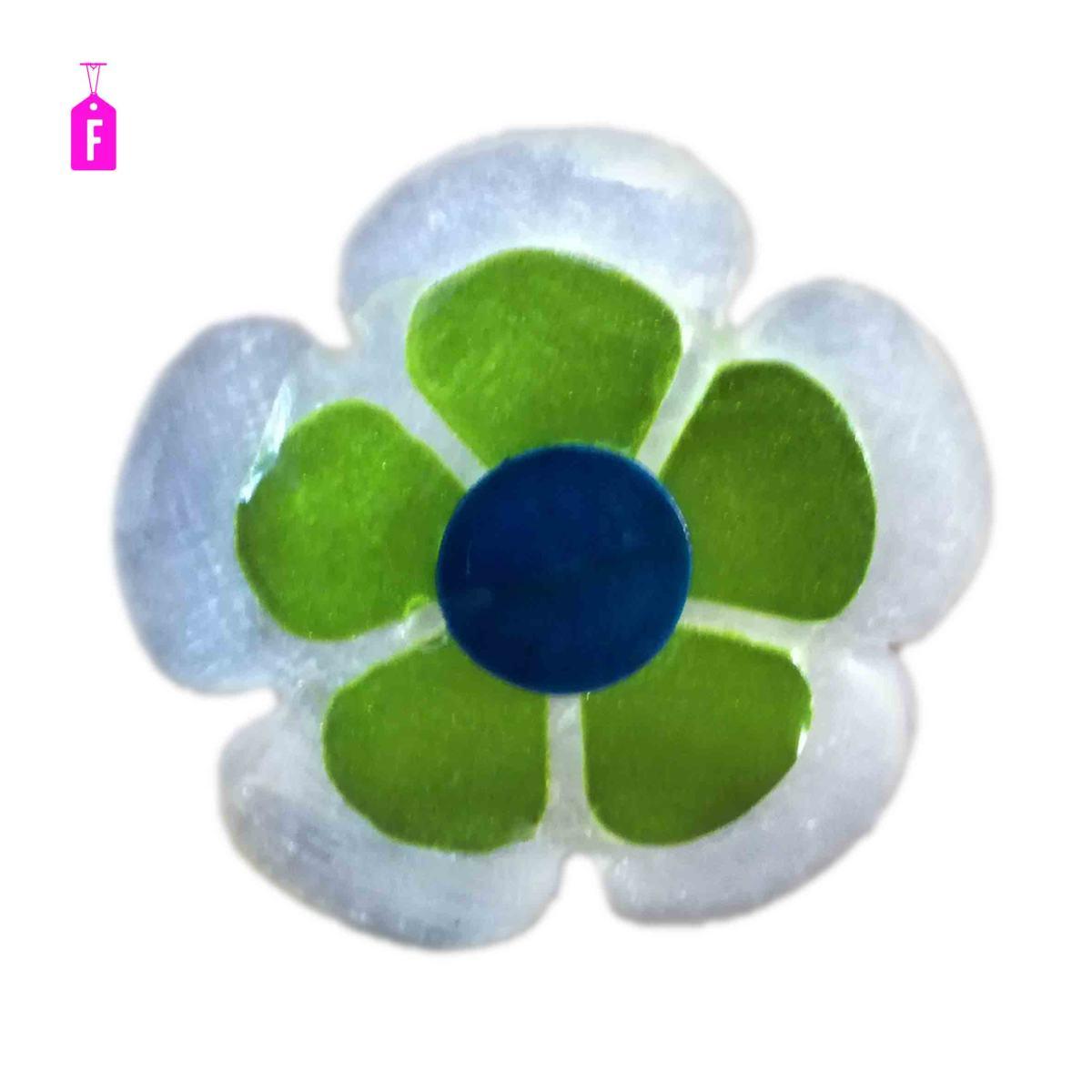 Anello madreperla fiore 5 6 colori