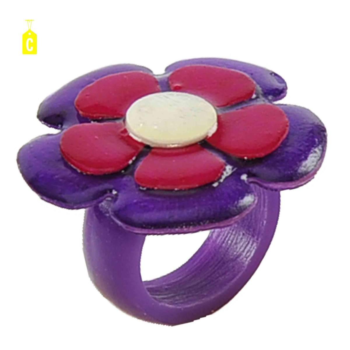 Anello madreperla fiore 5 colori