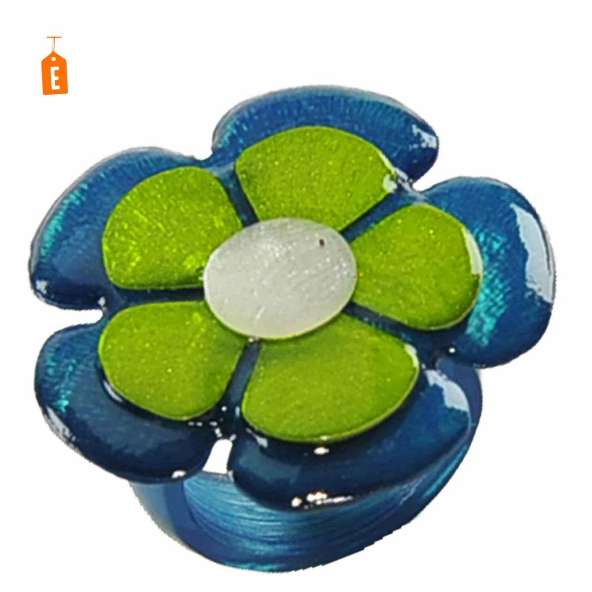 Anello madreperla fiore 5 colori