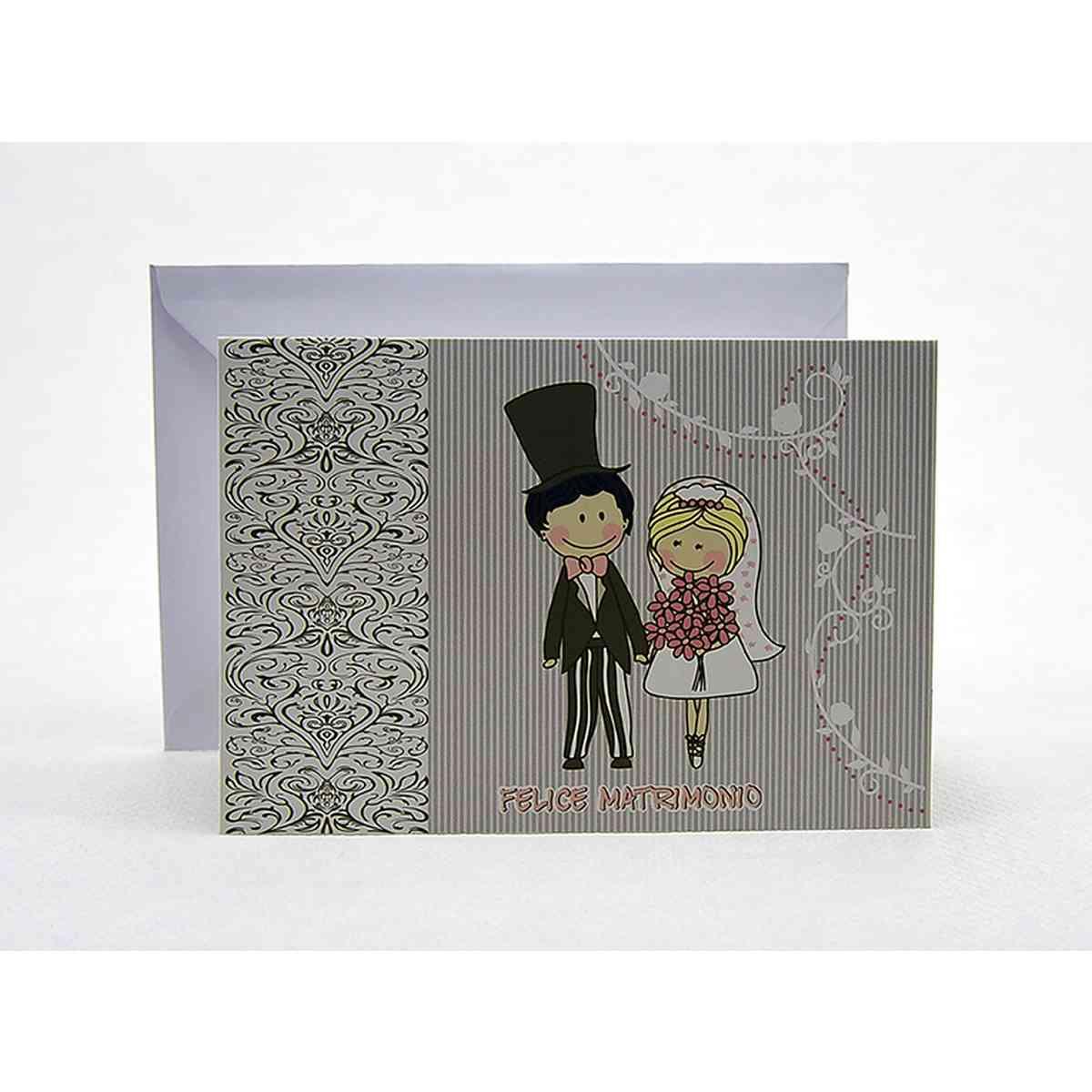 Biglietto auguri matrimonio 6 modelli