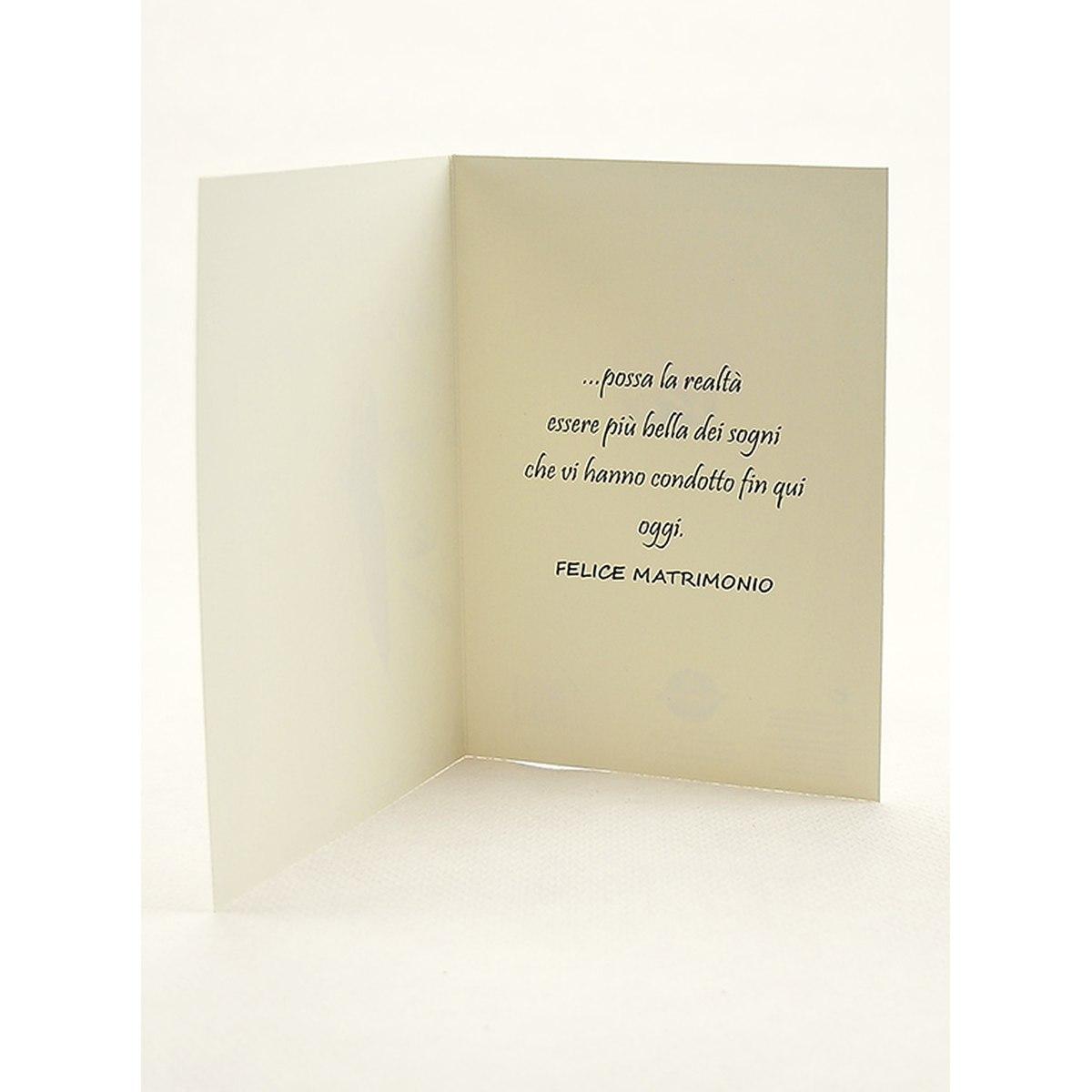 Biglietto auguri matrimonio 6 modelli