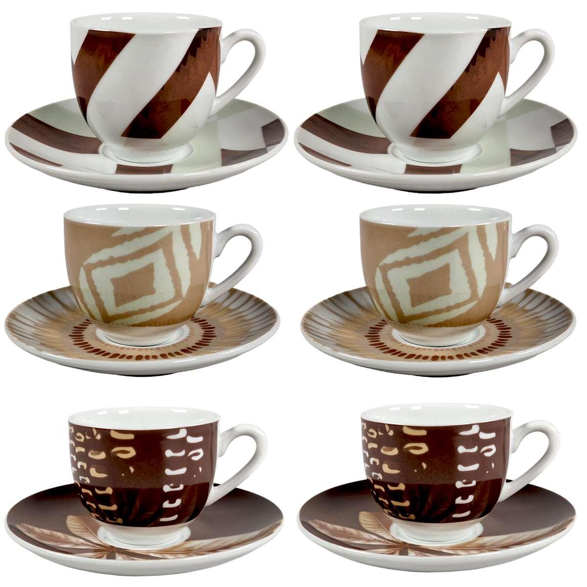 Tazzine Caffè Set pz.6 Porcellana Fade Abaca | Fade