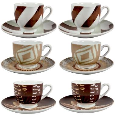 Tazzine Caffè Set pz.6 Porcellana Fade Abaca | Fade