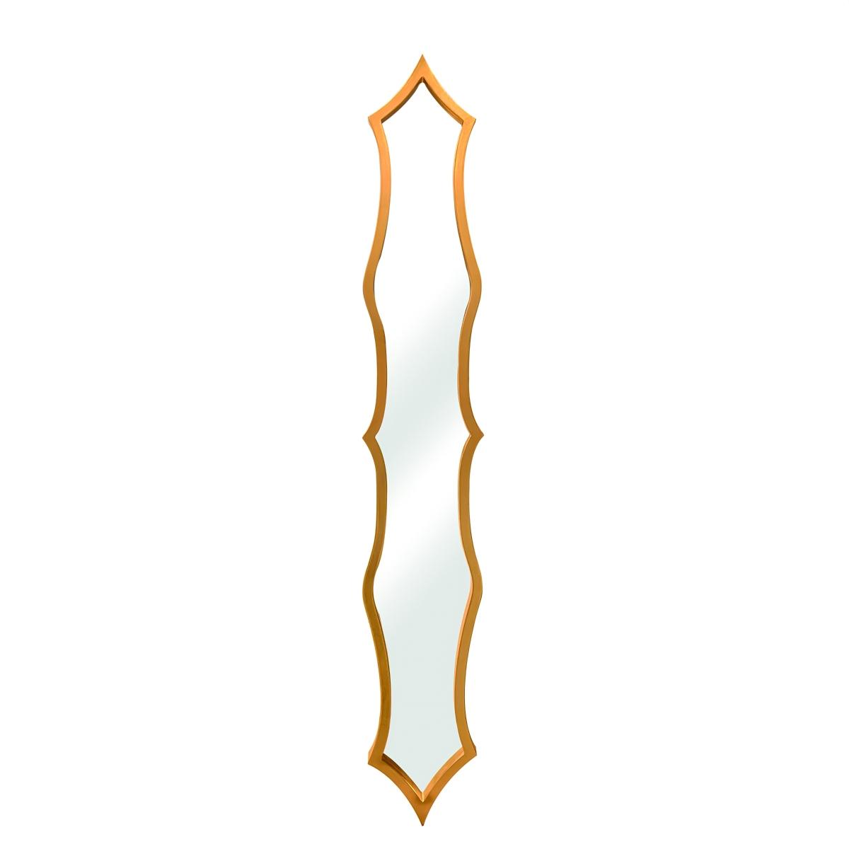 Specchio legno parentesi oro 16 x 119 x 2,5 cm