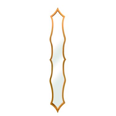 Specchio legno parentesi oro 16 x 119 x 2,5 cm