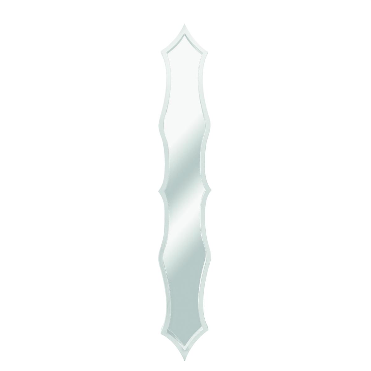 Specchio legno parentesi bianco 16 x 119 x 2,5 cm