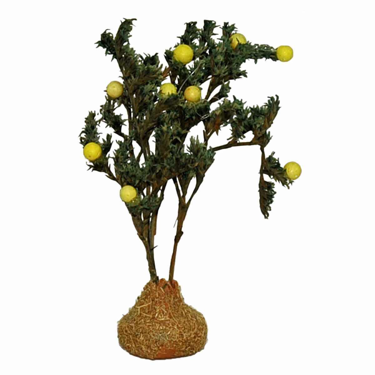 Albero presepe frutta frutti gialli 10 cm