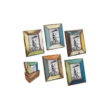 Cornice legno color 13 x 18 cm
