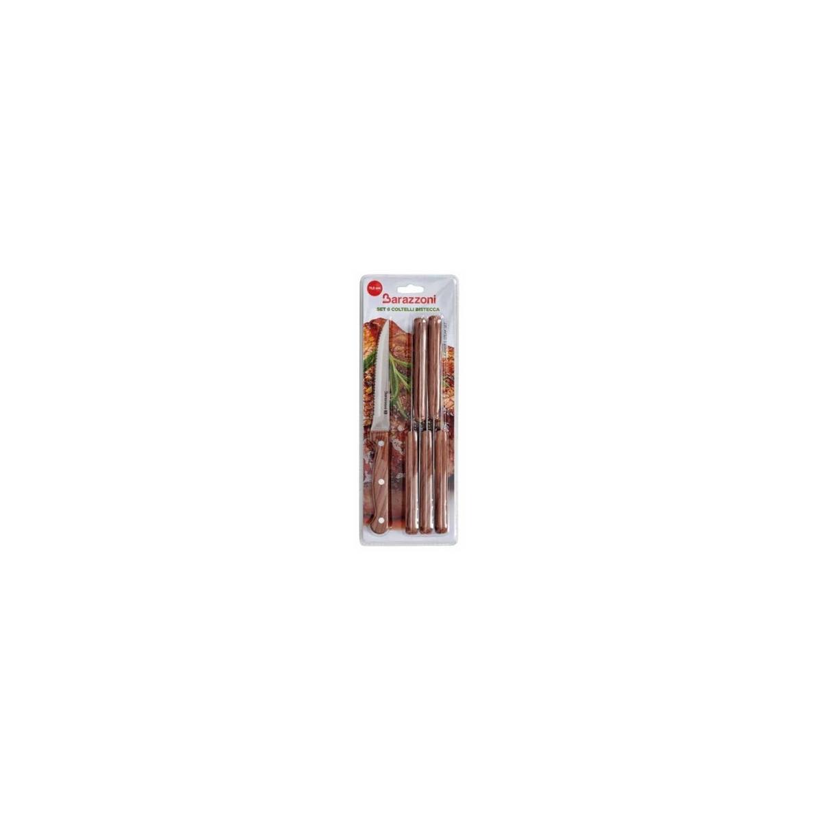 Coltello Tav. p06 Barazzoni Bistecca con Manico Legno | Barazzoni