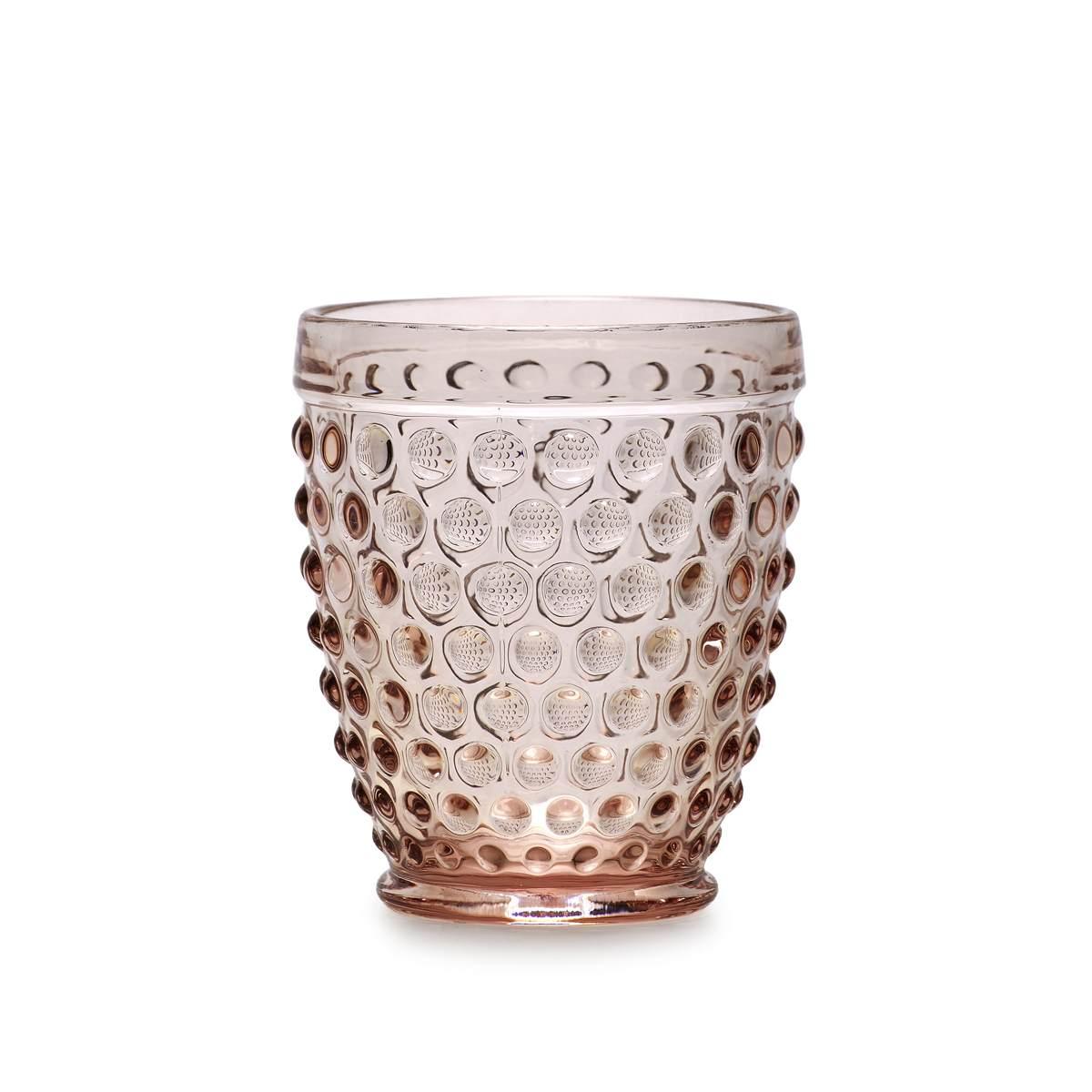 Bicchiere Vetro Singolo Ibiza Rosa ml.300 | Fade