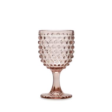 Bicchiere Vetro Singolo Calice Ibiza Rosa ml.300 | Fade