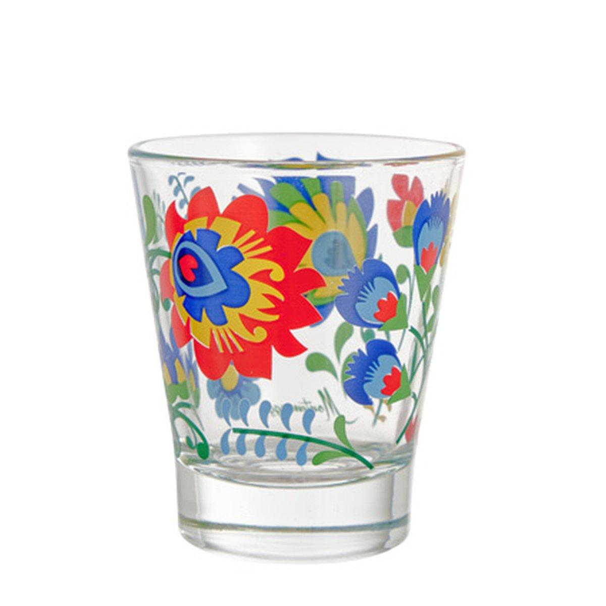 Bicchiere Vetro Singolo Caffè Flora ml.85 | Montemaggi