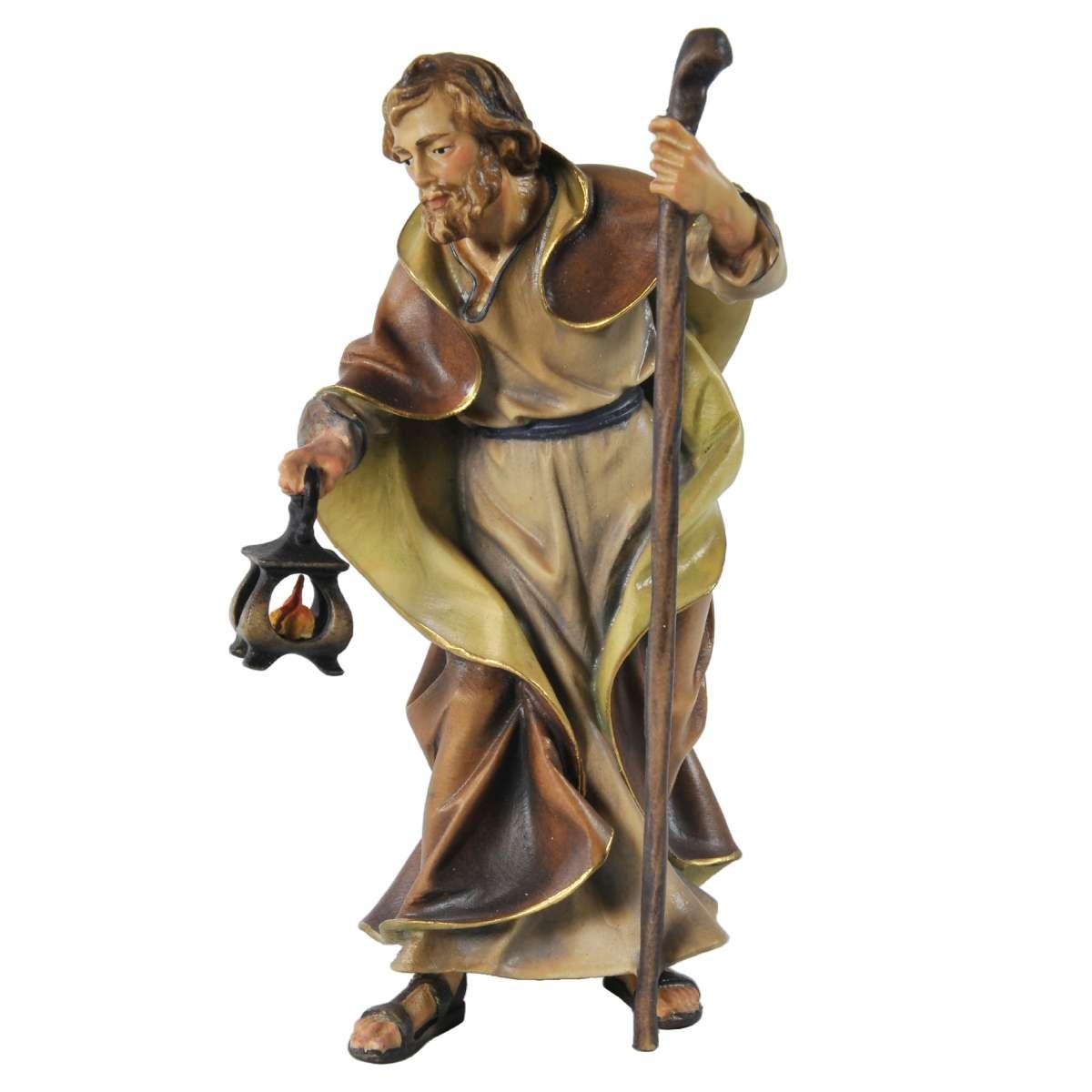 Statua presepe 15 cm san giuseppe scultura legno