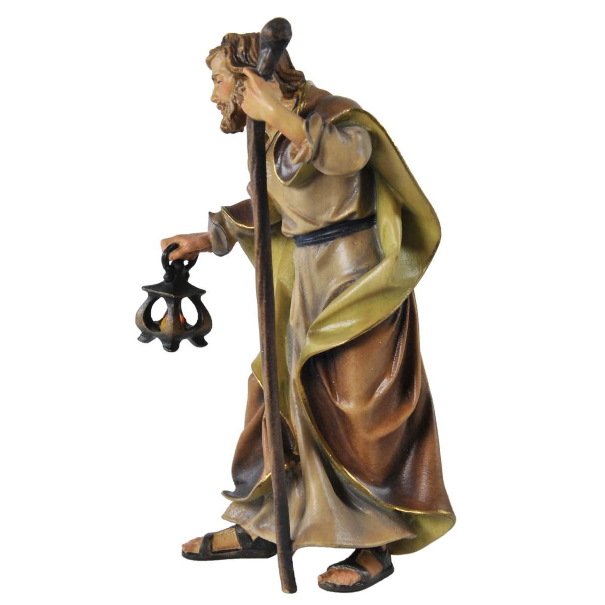Statua presepe 15 cm san giuseppe scultura legno