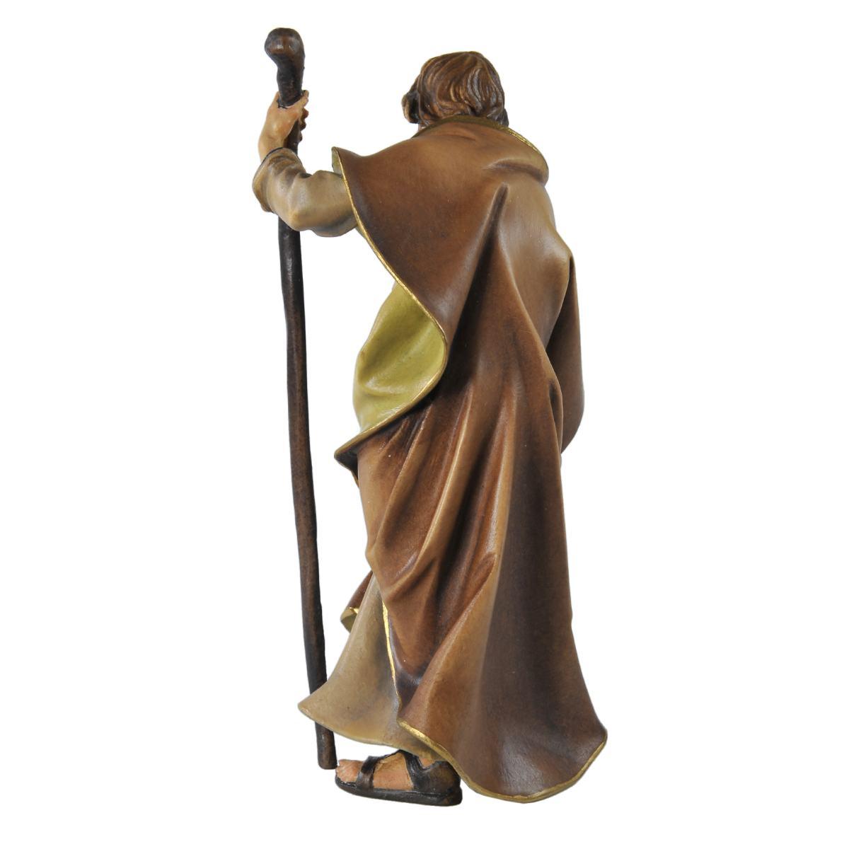 Statua presepe 15 cm san giuseppe scultura legno