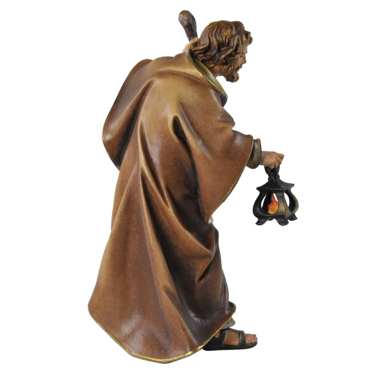Statua presepe 15 cm san giuseppe scultura legno