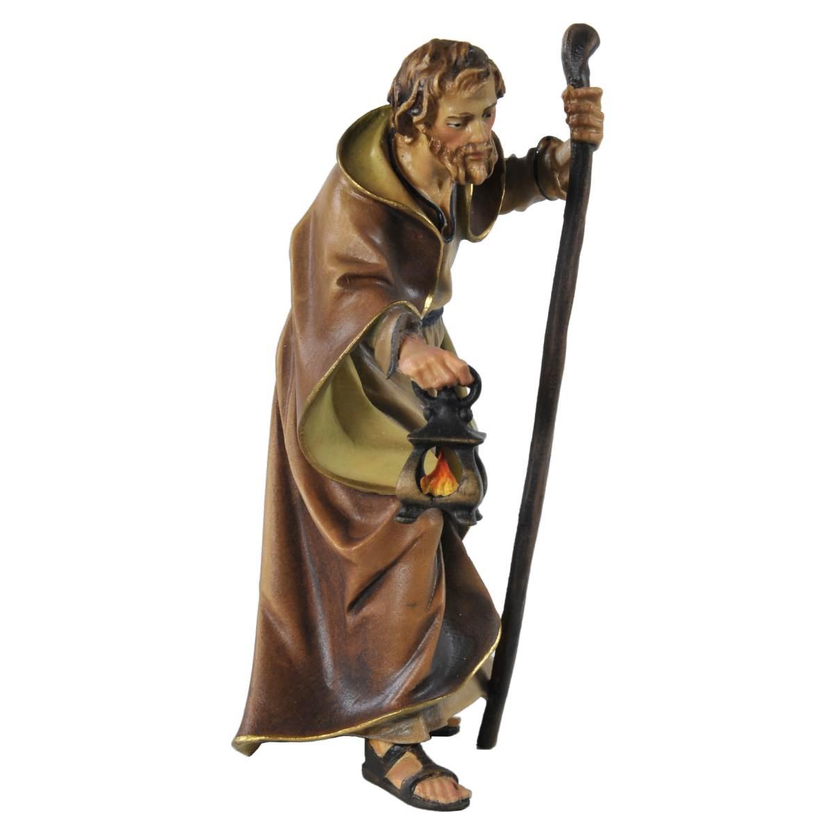 Statua presepe 15 cm san giuseppe scultura legno