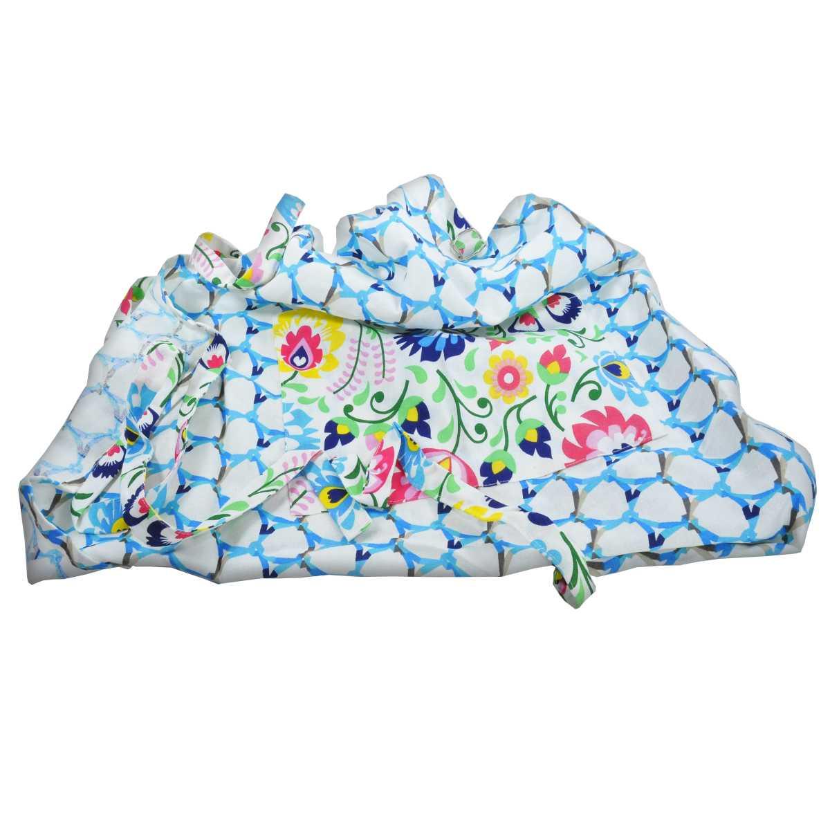 Grembiule cotone fantasia rete 80 x 85 cm