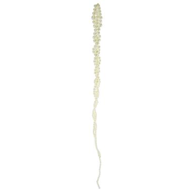 Decorazione natalizia grappolo perle avorio 65 cm