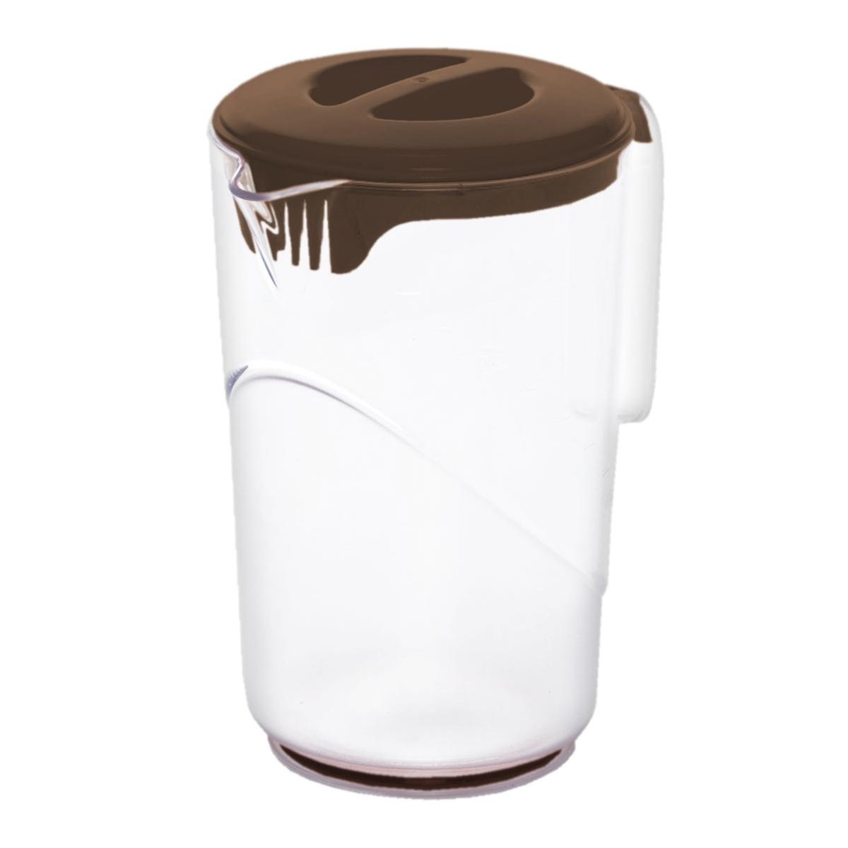 Caraffa PVC Color Lt.1,5 con Tappo Dosatore 3 Colori Assortiti | H&H