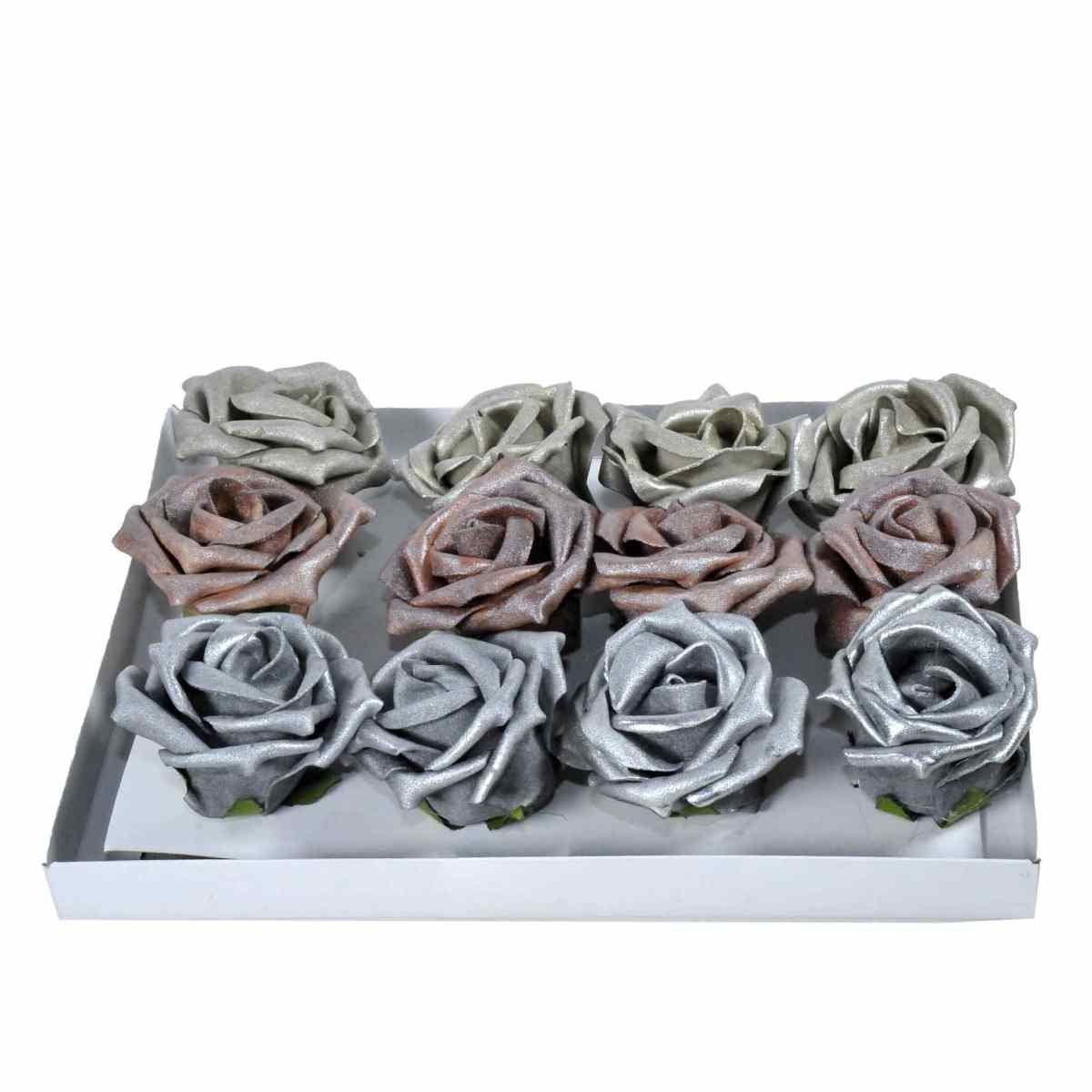 Fiore natale rosellina 3 colori