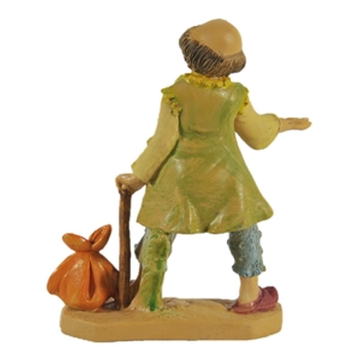 Statua presepe 10 cm mendicante