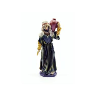 Statua presepe 15 cm pastore brocca spalla modello a