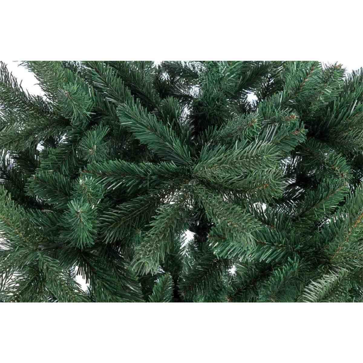 Albero di Natale 210 cm verde fiemme pendente 946 rami